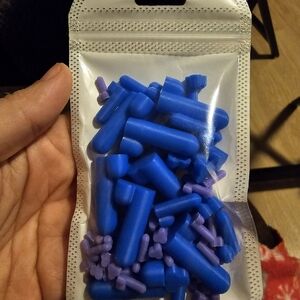 Blue and Purple Bag Of D***s